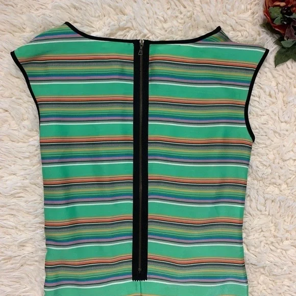 Rachel Rachel Roy Striped Handkerchief Hem Dress - Picture 4 of 15